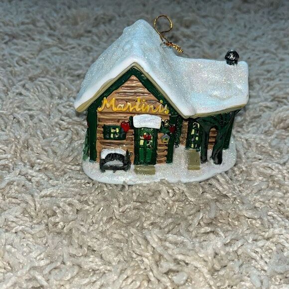 Martini's Bar Ornament It's A Wonderful Life Village Enesco 2002 - Picture 9 of 16